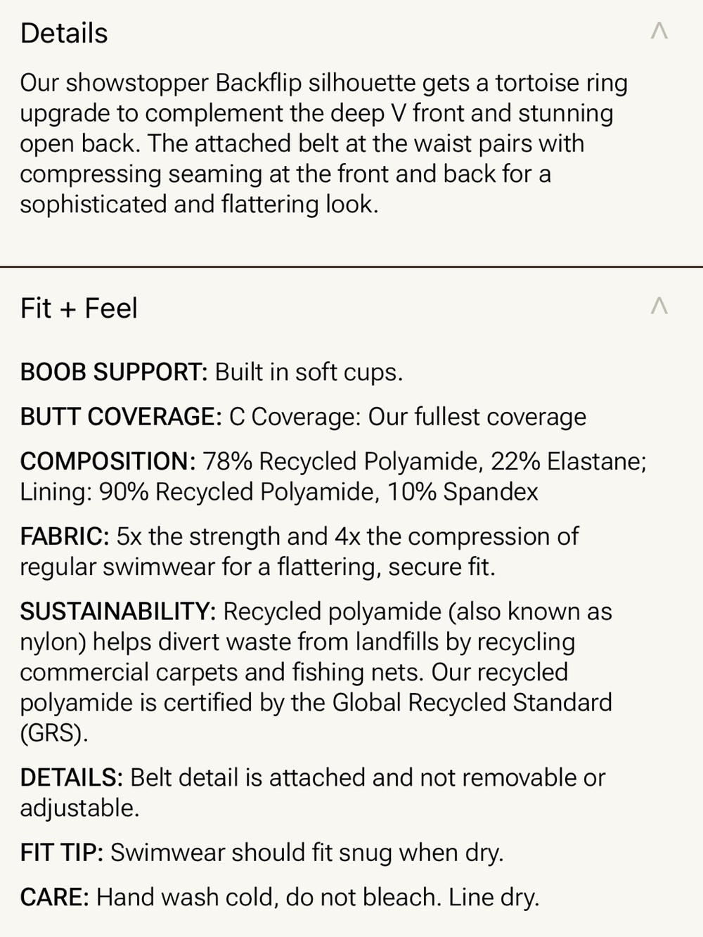 Summersalt Ribbed Belted Backflip One Piece Swimsuit - Picture 12 of 12